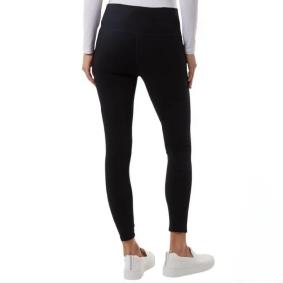 32° Degrees Heat Leggings 2 Pack Size XL Black Stretch Casual High Waist Pants - Picture 4 of 11